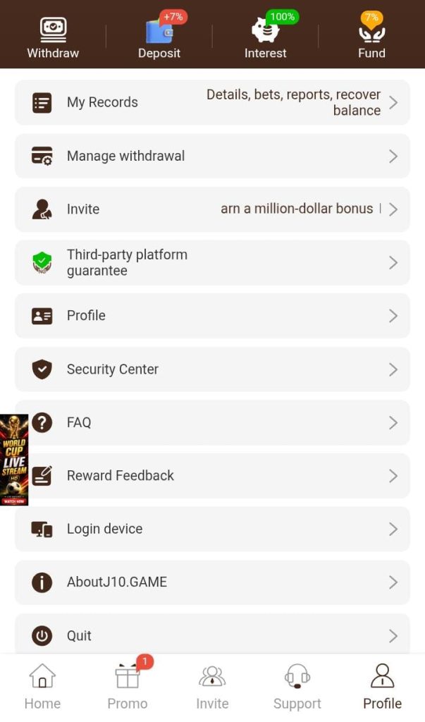 J10 Game App